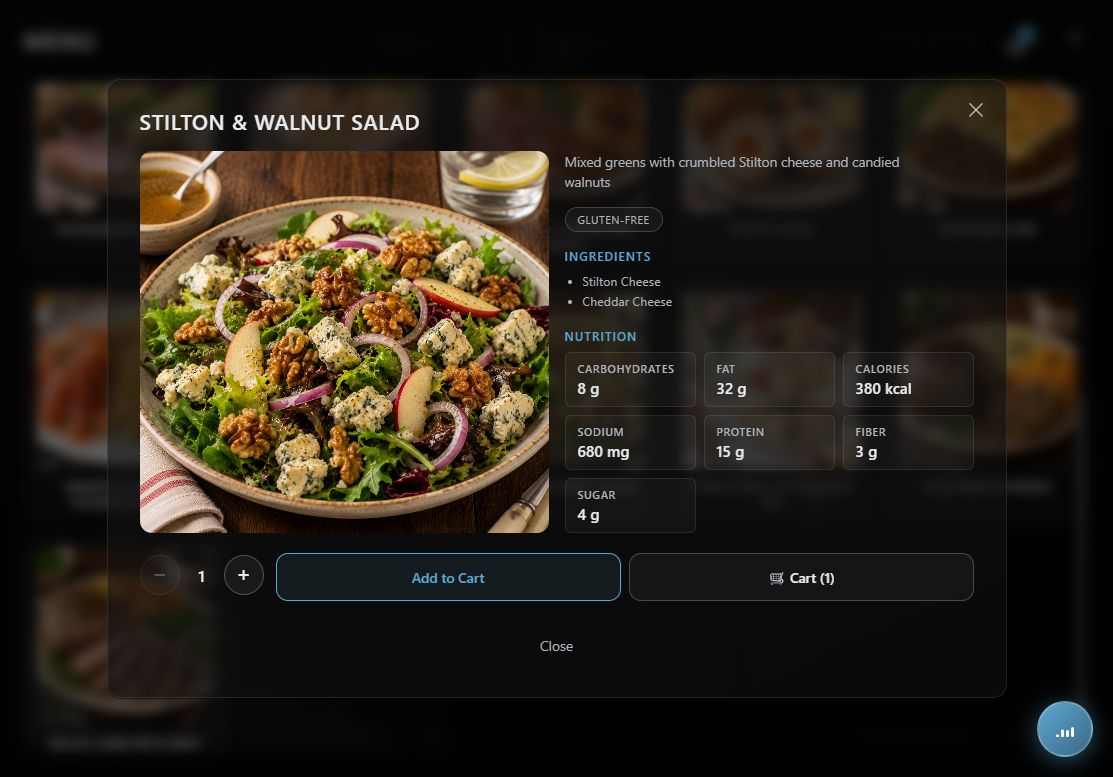 PACK UI menu item screenshot