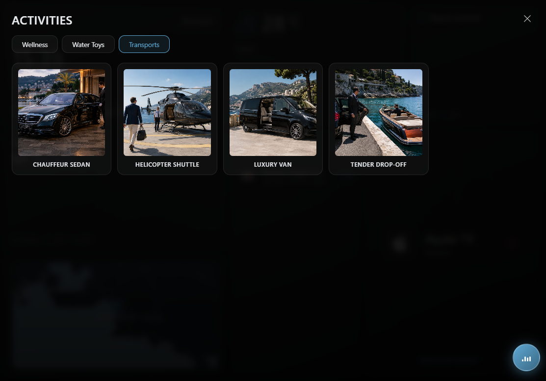 PACK UI transport screenshot